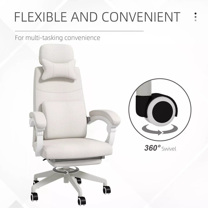 Image of an Adjustable Office Chair With Lumbar Support.