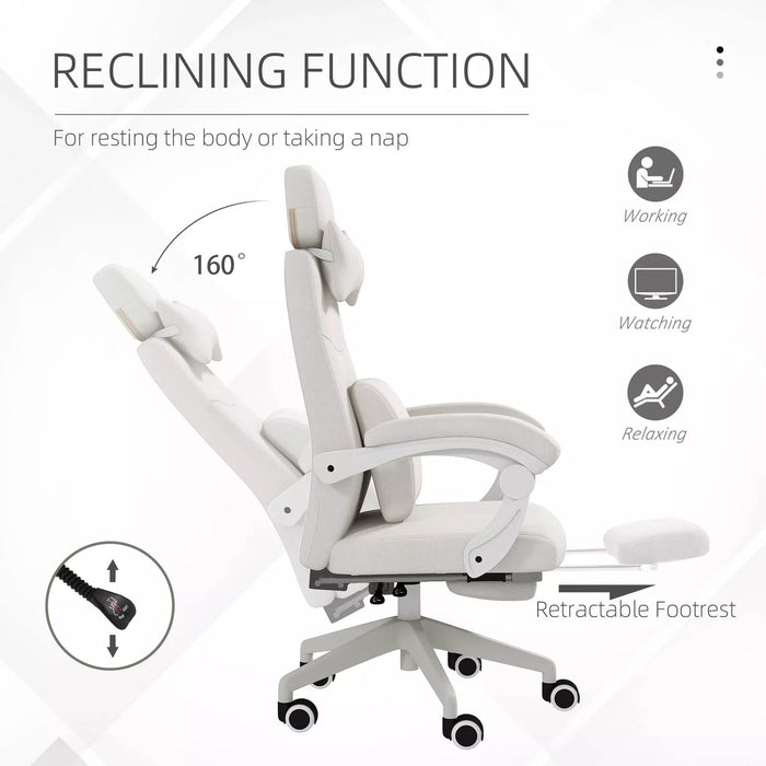 Image of an Adjustable Office Chair With Lumbar Support.