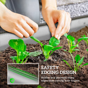 Galvanised Raised Garden Bed Metal Planter Box With Safe Edges For Herbs And Flowers Silver AOSOM