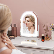 White LED Vanity Mirror 33 x 44.5 cm for Makeup and Skincare by HOMCOM