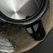 Fast Boil Kettle and 4 Slice Toaster Set with Adjustable Browning Control Black