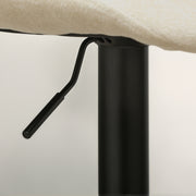 Set of Two Beige Chenille Feel Tub Stools Stylish and Comfortable by HOMCOM