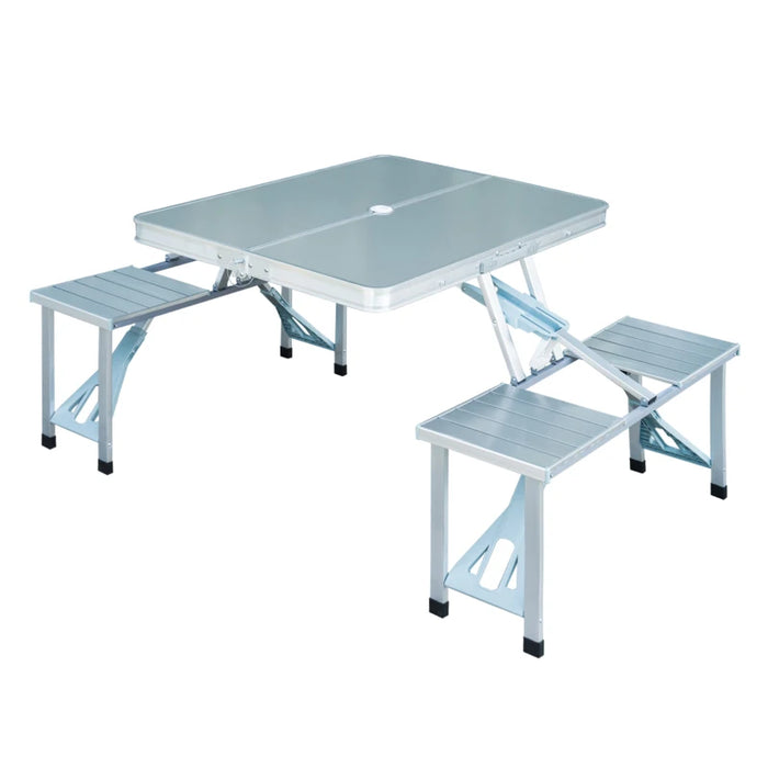 Aluminium Folding Camping Picnic Table And Chairs