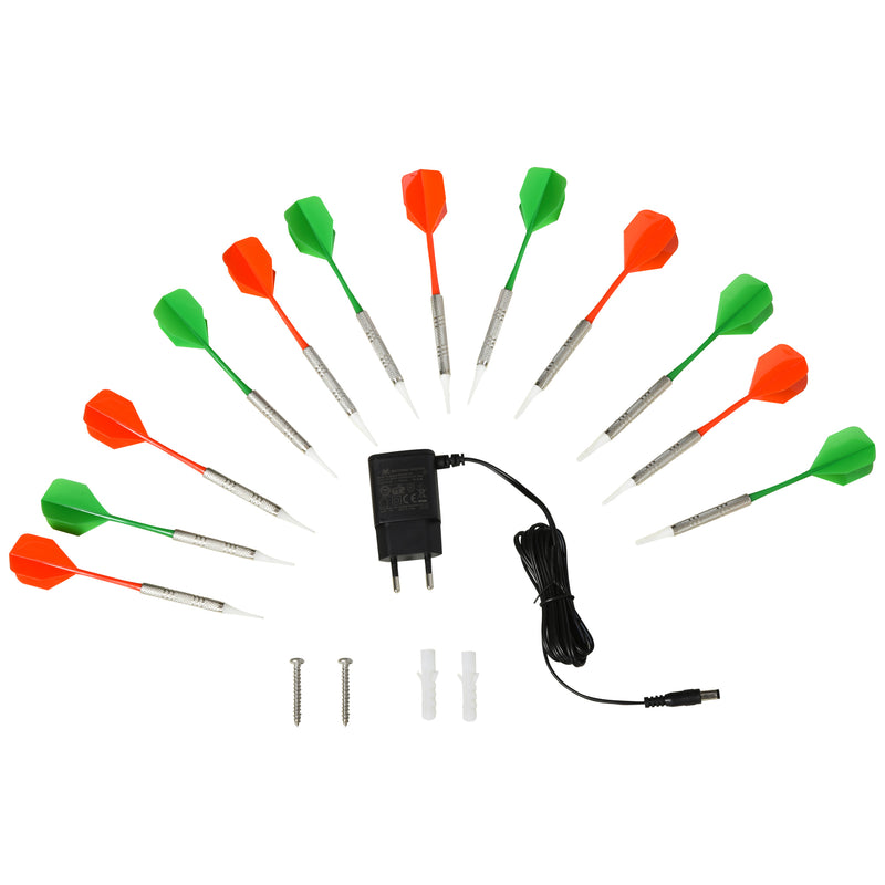 Electronic Dartboard with Automatic Scoring for Safe Family Games at Home Black