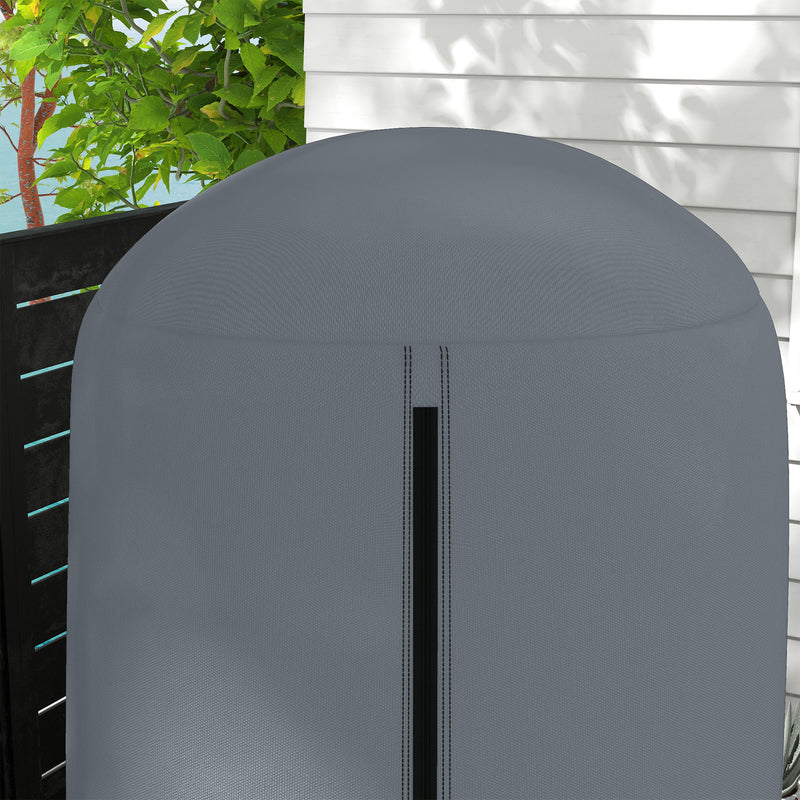 Grey Hanging Egg Chair Cover Waterproof Weatherproof 190 x 128cm by Outsunny