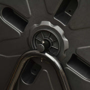 160L Dual Chamber Rotating Compost Bin Yellow Garden Waste Tumbler by Outsunny