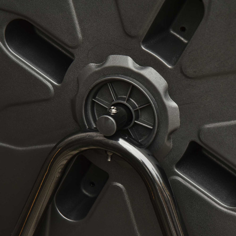 160L Dual Chamber Rotating Compost Bin Yellow Garden Waste Tumbler by Outsunny