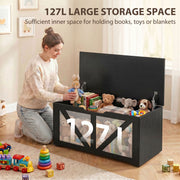 Storage bench 127L - Black