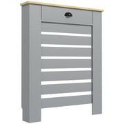 Grey Radiator Cover with Drawer Stylish, 95.5H x 78Wcm by HOMCOM