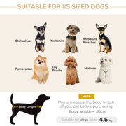 Small Dog Sofa Bed with Soft Cushion and Washable Cover for Indoor Lounging Grey