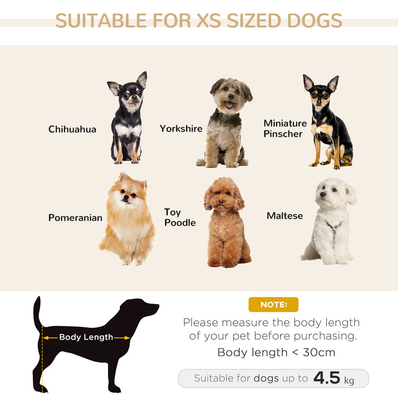 Small Dog Sofa Bed with Soft Cushion and Washable Cover for Indoor Lounging Grey