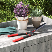 Heavy Duty Garden Hedge Shears 63cm with Sharp Blades and Comfort Grip for Easy Trimming