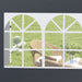 Dark Grey 3m Gazebo Replacement Side Wall Panels With Window by Outsunny