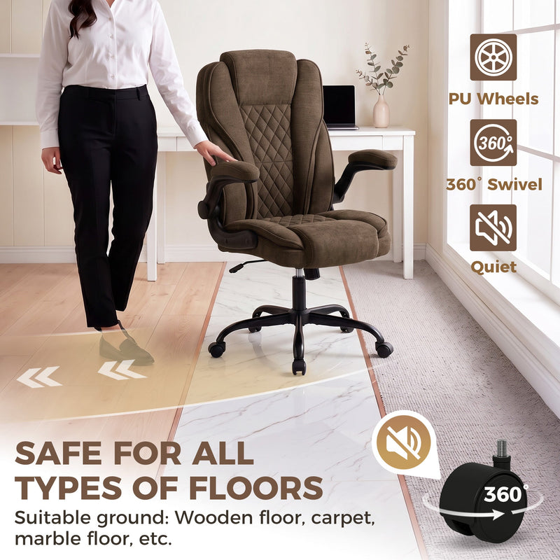 Office Chair, Brown