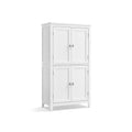 Freestanding Storage Cabinet with 4 Doors and Adjustable Shelves for Home Organisation by Vasagle
