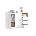 Modern Sideboard Cabinet with Adjustable Shelf and Storage Drawers for Dining Room by Vasagle