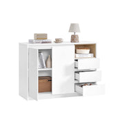 Modern Sideboard Cabinet with Adjustable Shelf and Storage Drawers for Dining Room by Vasagle