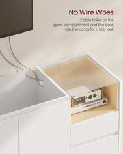 Modern Sideboard Cabinet with Adjustable Shelf and Storage Drawers for Dining Room by Vasagle