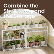 Bamboo Bathroom Shelving Unit Wall Mounted or Free Standing with 3 Tiers by Songmics