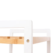 5 Tier Bamboo Bathroom Storage Shelves Freestanding Organiser Unit by Songmics