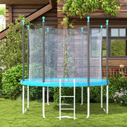 Trampoline Safety Pad for 12ft Round Trampolines Cushioned Edge Protection Light Blue AOSOM