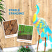 Peacock Garden Statue Metal Ornament with Stakes for Patio and Pond Decoration by Outsunny