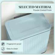 Double Indoor Kitchen Recycling Pedal Bin With Soft Close Lid Removable Buckets 40L by HOMCOM