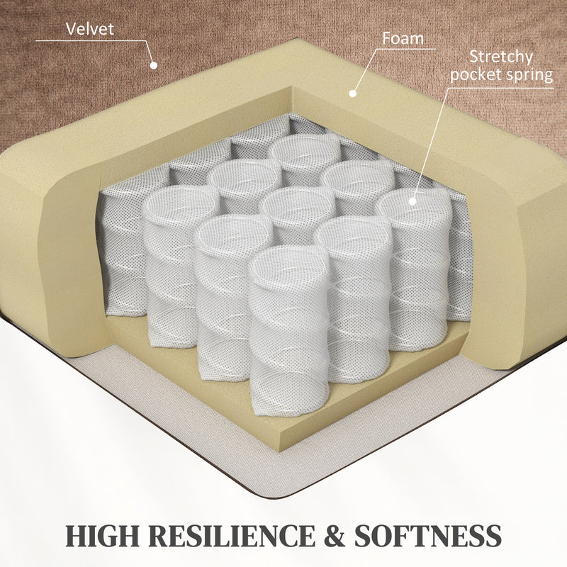 Electric Recliner Massage Armchair with Remote and Lift Assist for Comfort, Brown