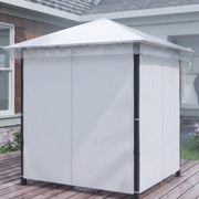 Gazebo Rain Cover Waterproof Shelter for 2 x 2 Metre Outdoor Use Clear Outsunny