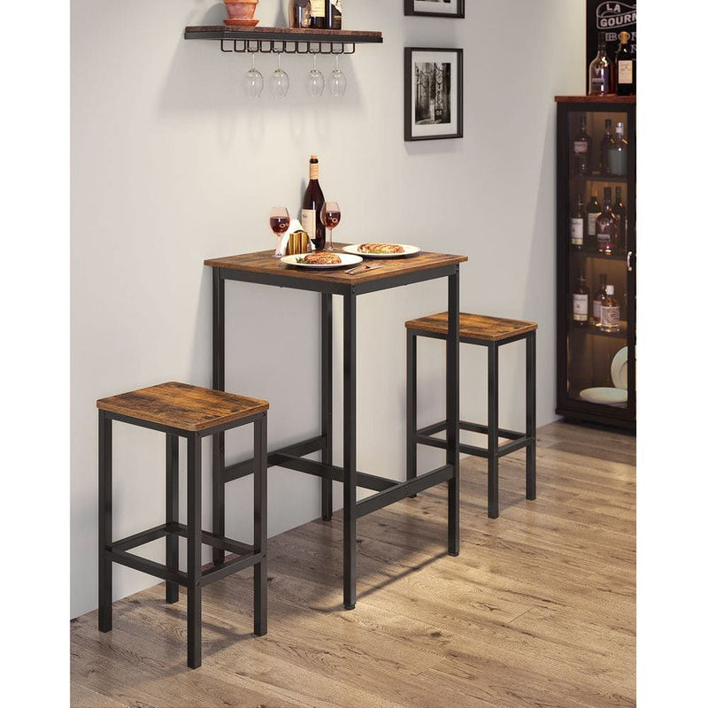 Vasagle Industrial Bar Table And Stools Set For Kitchen or Dining Room - Pefect for apartments or smaller spaces