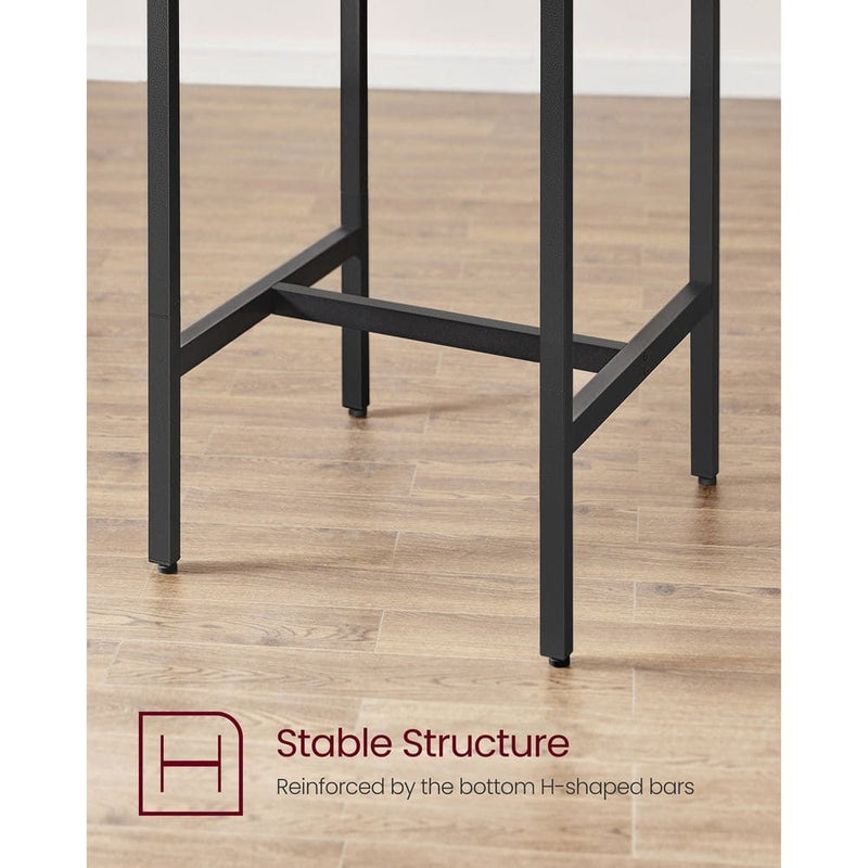 Vasagle Industrial Bar Table And Stools Set For Kitchen or Dining Room - Pefect for apartments or smaller spaces