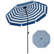 1.8m Beach Umbrella with Adjustable Tilt and Carry Bag for Easy Sun Protection (UPF30+) Outsunny