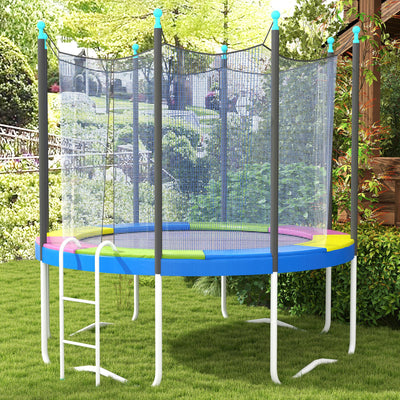 10FT Trampoline Spring Cover Waterproof UV Resistant Replacement Pad by SPORTNOW AOSOM