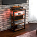 4 Tier Corner TV Stand with LED Lights and Storage for TVs up to 29 Inch, Grey