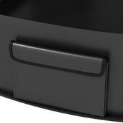 Foldable Dog Playpen with Storage Bag and Ground Stakes for Indoor and Outdoor Use, Yellow