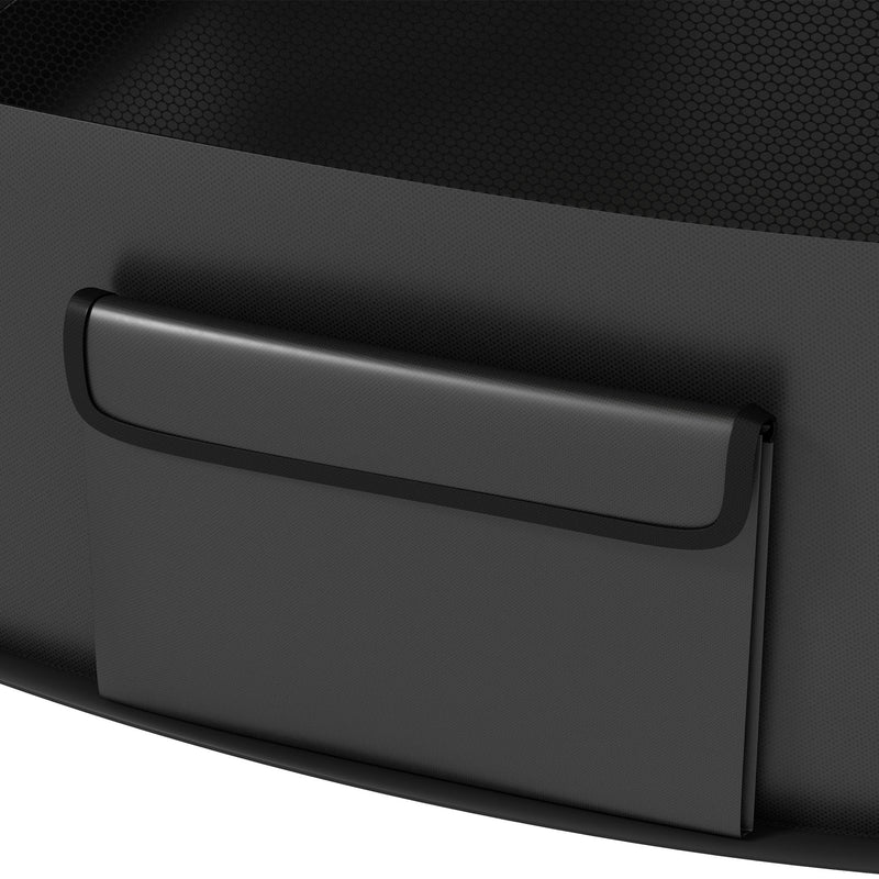 Foldable Dog Playpen with Storage Bag and Ground Stakes for Indoor and Outdoor Use, Yellow