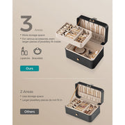 Image of a Black Jewelry Organizer