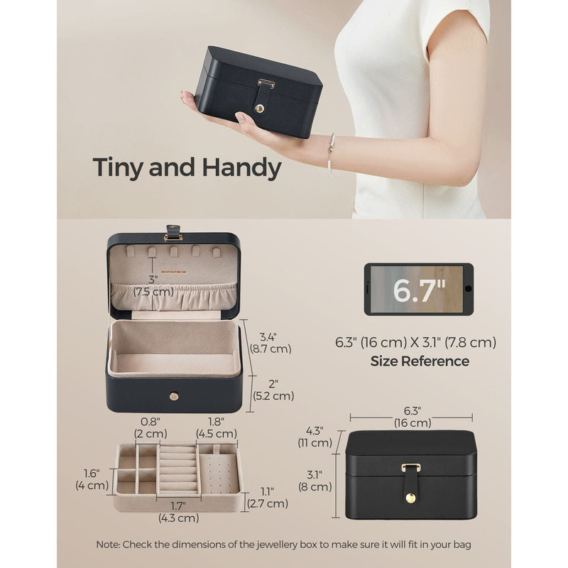 Image of a Black Jewelry Organizer