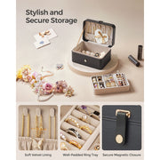 Image of a Black Jewelry Organizer