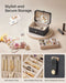 Image of a Black Jewelry Organizer