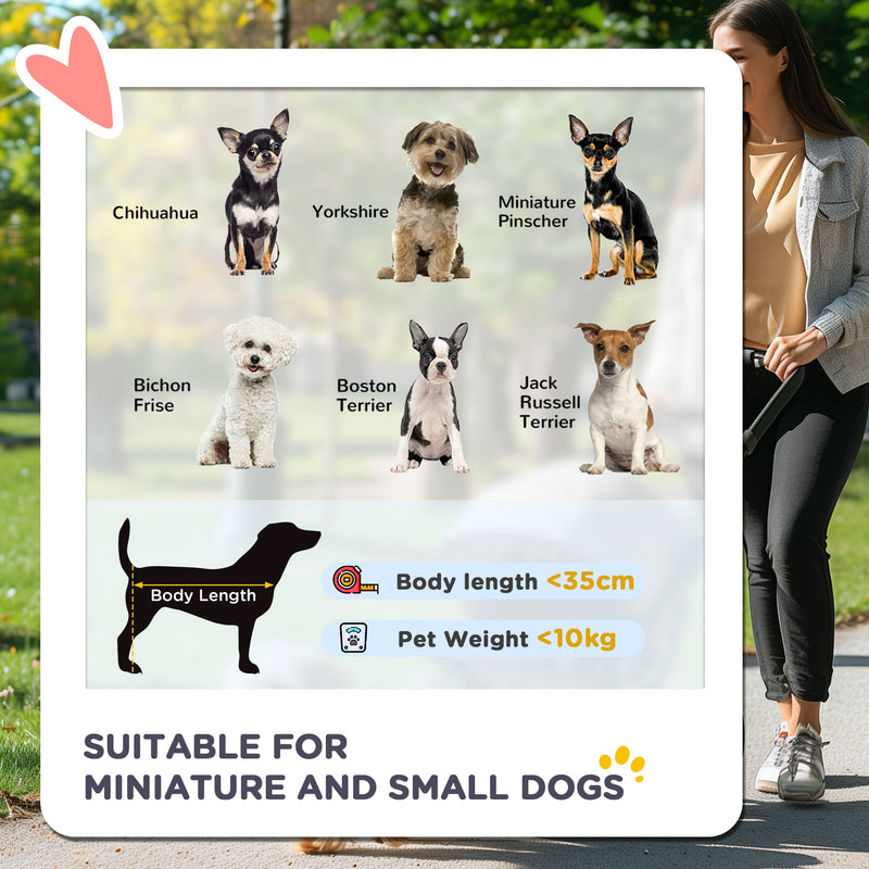 PawHut 3 Wheel Pet Stroller for Small and Miniature Dogs, Grey