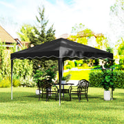 3x3m Black Pop Up Gazebo With Carrying Bag For Outdoor Events by Outsunny