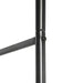 Black Metal Garden Arch for Climbing Plants Roses and Vines 240H cm by Outsunny