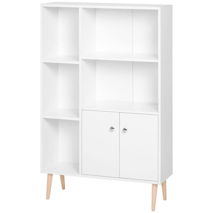 Bookcase With Cupboard, 80W x 23W x 123H cm