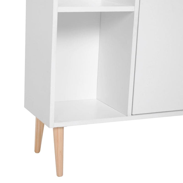 Bookcase With Cupboard, 80W x 23W x 123H cm