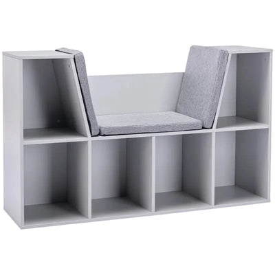 Bookcase With Seat Homcom