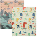 Foldable Double Sided Baby Play Mat Water Resistant for Indoor or Outdoor Use Green AOSOM