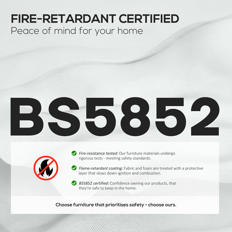 Modern Double Seat Grey Corduroy Sofa with High Back and Wood Frame for Small Spaces