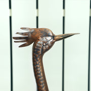 Heron Garden Statue Metal Standing Ornament with Stakes for Patio or Pond by Outsunny
