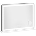 Vanity Mirror with Adjustable LED Lights and Bluetooth Speaker for Makeup and Hair White AOSOM